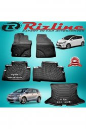 Rizline Toyota Verso 3d Paspas +bagaj Havuz Siyah 2009-2018 Arası - 1