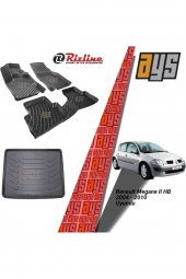Rizline Renault Megane 2 Hb 2004-2010 3d Havuzlu Paspas + Bagaj Havuzu - 1