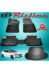Rizline Megane 4 3d Paspas+bagaj Havuzu Siyah Sd 2016 Sonrası - 1