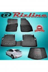 Rizline Ford Focus 2 3d Paspas+bagaj Havuzu Siyah Hb 2005-2011 Arası - 1