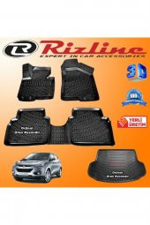 Rizline Hyundai Ix35 3d Paspas + 3d Bagaj Havuzu 2010-2015 Arası Siyah Set - 1