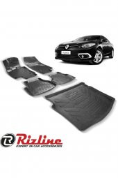 Rizline Renault Fluence 3d Havuzlu Paspas + Bagaj Havuzu - 1