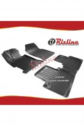 Rizline Honda Civic 3d Paspas Havuzlu Siyah Sedan 2001-2006 Arası 4 Prç - 1