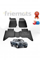Friemats Isuzu D-max 3d Havuzlu Paspas 2013-2020 Arası Siyah 4 Parça - 1