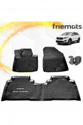 Friemats Kia Sorento 3d Paspas Havuzlu Siyah 2016 Sonrası 4 Prç - 1