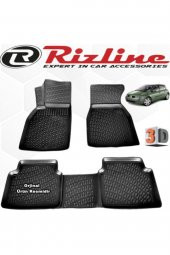 Rizline Renault Megane 2 3d Paspas Havuzlu Hb 2004 - 2010 Arası Siyah 4 Parça Set - 1