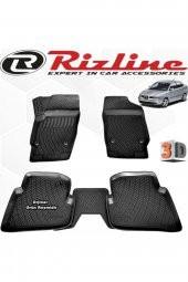 Rizline Seat Cordoba 3d Paspas Havuzlu 2002 - 2009 Arası Siyah 4 Parça Set - 1