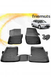 Friemats Ford Focus 3 3d Paspas Havuzlu Siyah Sedan 2011-2015 Arası 4 Prç - 1