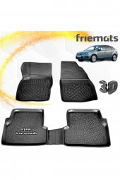 Friemats Ford Focus 2 3d Paspas Havuzlu Siyah Hb 2005-2011 Arası 4 Prç - 1