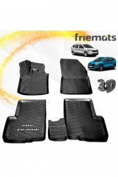 Friemats Dacia Lodgy 3d Paspas Havuzlu Siyah 2013-2020 Arası 4 Prç - 1