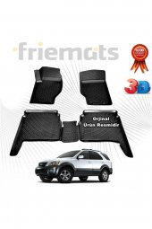 Friemats Kia Sorento 3d Havuzlu Paspas 2003-2009 Arası Siyah 4 Parça - 1