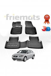 Friemats Volvo S40 3d Havuzlu Paspas 2005-2012 Arası Siyah 4 Parça - 1