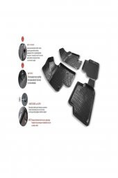 OtoLine Suzuki Vitara 5 Kapı 2006-2014 4.5d Havuzlu Paspas - 2