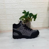 Luttoon 2035 Füme-Siyah Kürklü Fermuarlı Kaymaz Erkek Bot - 9