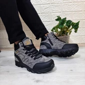 Luttoon 2035 Füme-Siyah Kürklü Fermuarlı Kaymaz Erkek Bot - 1