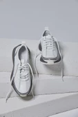 Erkek İthal Hakiki Deri Sneakers - 8