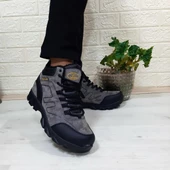 Luttoon 2035 Füme-Siyah Kürklü Fermuarlı Kaymaz Erkek Bot - 5