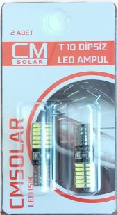 CMSOLAR T10 Dipsiz Led BEYAZ IŞIK Ampul Park-Plaka-Tavan Aydınlatma - 1