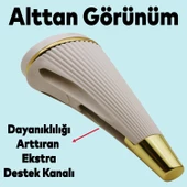 Iron 6'lı Set Mobilya Tv Ünitesi Konsol Koltuk Kanepe Destek Ayağı 19 Cm Aytaşı Ayakları M8 - 4