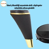 Iron 6'lı Set Mobilya Tv Ünitesi Konsol Koltuk Kanepe Destek Ayağı 19 Cm Siyah Ayakları M8 Civatalı thumbnail 5