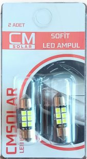 CMSOLAR 31mm Sofit Led BEYAZ IŞIK Ampul Tavan-Plaka Aydınlatma - 1