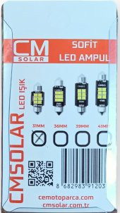 CMSOLAR 31mm Sofit Led BEYAZ IŞIK Ampul Tavan-Plaka Aydınlatma - 2
