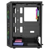 İzoly Esir 2x Argb(18cm) 1x Argb(12cm) Fanlı Usb 3.0 Temperli Cam Atx Oyuncu Kasası - 5