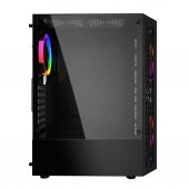 İzoly Esir 2x Argb(18cm) 1x Argb(12cm) Fanlı Usb 3.0 Temperli Cam Atx Oyuncu Kasası - 6