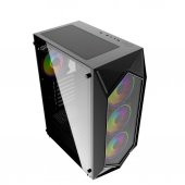 İzoly Gaina 4x ARGB Fanlı Usb 3.0 Temperli Cam ATX Oyuncu Kasası thumbnail 2