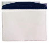 MAPİ PVC KART POSETLERİ (OVAL) LACİVERT SERİTL100LÜ PAKET - 1