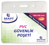 MAPİ PVC GÜVENLİK KARTI POŞETİ 80X106 100LÜ PAKET - 1