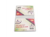 MAPİ ÇİFT KANATLI YENİ KİMLİK-EHLİYET K. ŞEFFAF       50Lİ PAKET - 1