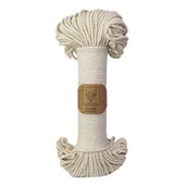 Pamuk Halat 3MM 2 Büküm Ekru (330G) - 1