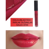 Edwol Make Up Likit Işıldayan Parlak Kırmızı Lip Gloss Ruj thumbnail 1