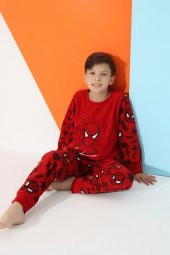 Erkek Çocuk Welsoft Polar Pijama Takımı 3355 - G - 3