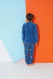 Erkek Çocuk Welsoft Polar Pijama Takımı 3355 - G - 5