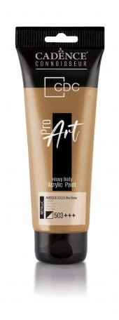 PROART HEAVY BODY  METALİK ULTRA PARLAK AKRİLİK BOYA PRD-503 ANTIK ALTIN 120ML thumbnail 1