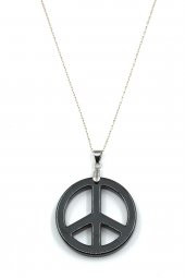 Hematit Doğal Taş Kolye thumbnail 1