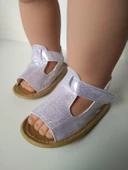 Babyhola Kız Bebek Patik Parlak İlk Adım Ayakkabı Şık Özel Gün Kutulu Hediyelik 9044 - 5