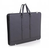 Backpacker Proje Çantası Siyah Suni Deri 40cmx55cmx8cm - 5