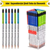 Faber-Castell Caligraphy Silgili Yuvarlak Kurşun Kalem (1 Adet) - 1