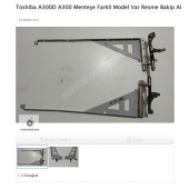 Toshiba A300D A300 Menteşe Farkli Model Var Resme Bakip Alin - 1
