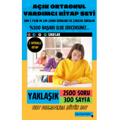 Açık Ortaokul Yardımcı Kitap Seti (2 Spiralli Kitap) - 2