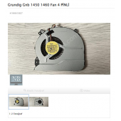 Grundig Gnb 1450 1460 Fan 4 PİNLİ - 1