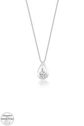 Union Swarovski Zirconia Kadın Kıvılcım Gümüş Kolye - 2