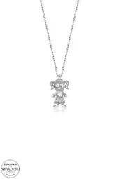 Union Swarovski Zirconia Kadın Kız Çocuğu Gümüş Kolye - 2