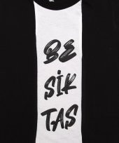 Beşiktaş Orijinal Siyah Bebek T-Shirt Hediyelik Ahşap Kutulu - 5