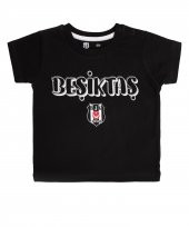Beşiktaş Orijinal Siyah Bebek T-Shirt Hediyelik Ahşap Kutulu - 2