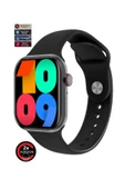 Watch 9 Pro Plus Multi Uyumlu Vidalı Titanyum Kasa Pusulalı 45mm Kilitli 2 Kordonlu Akıllı Saat - 2