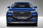 OMSA Chery Tiggo 8 Pro Texas Ön Alt Koruma Çap:60 Krom 2023 ve Sonrası - 1